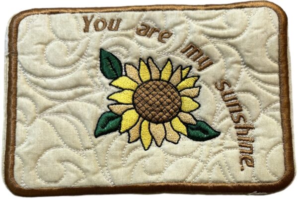 You are my sunshine / ITH / Mug Rug